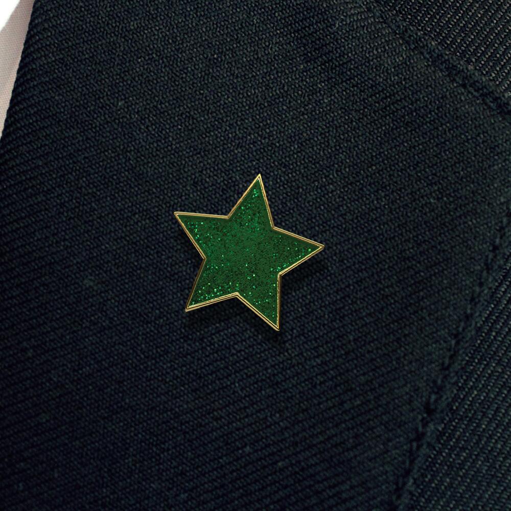 GLITTER STAR enael badge (pack of 5) - Image 7