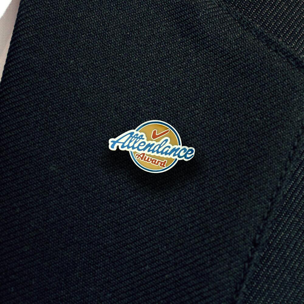 Attendance Award - retro badge (pack of 5) - Image 2