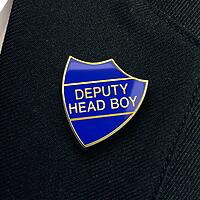 DEPUTY HEAD BOY shield badge (pack of 5)
