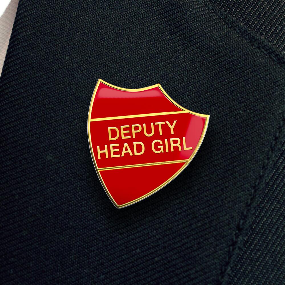 DEPUTY HEAD GIRL shield badge (pack of 5) - Image 2