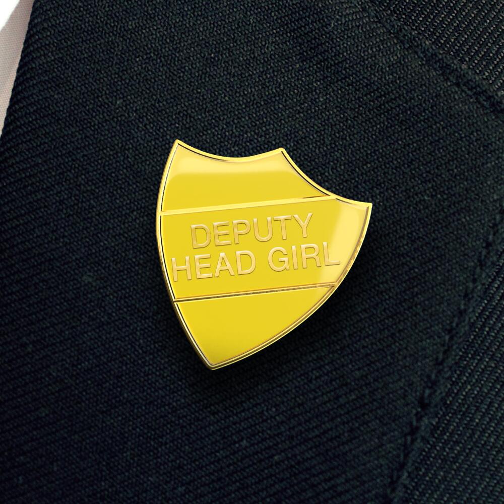 DEPUTY HEAD GIRL shield badge (pack of 5) - Image 3