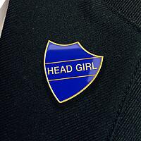 HEAD GIRL shield badge (pack of 5)