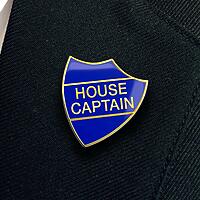 HOUSE CAPTAIN shield badge (pack of 5)