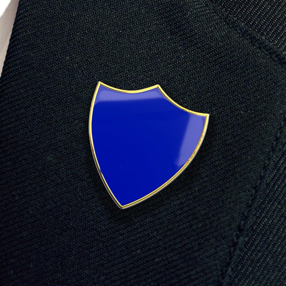 PLAIN SHIELD enamel badge (pack of 5)