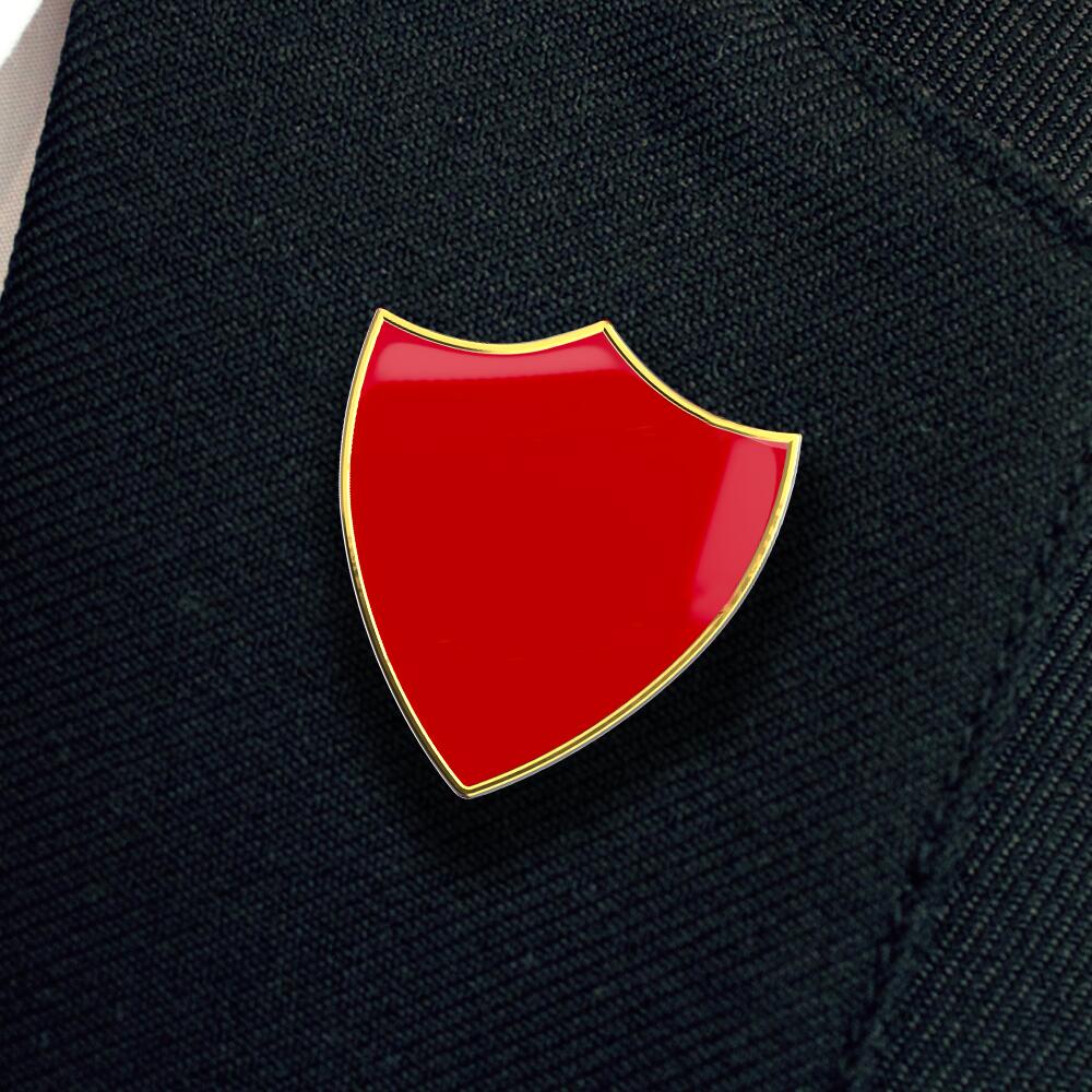 PLAIN SHIELD enamel badge (pack of 5) - Image 2