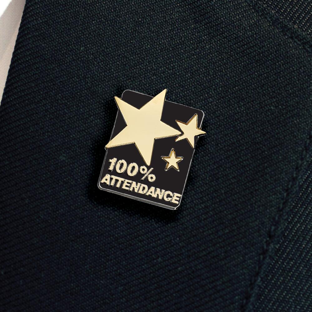 100% ATTENDANCE enamel badge (pack of 5) - Image 10