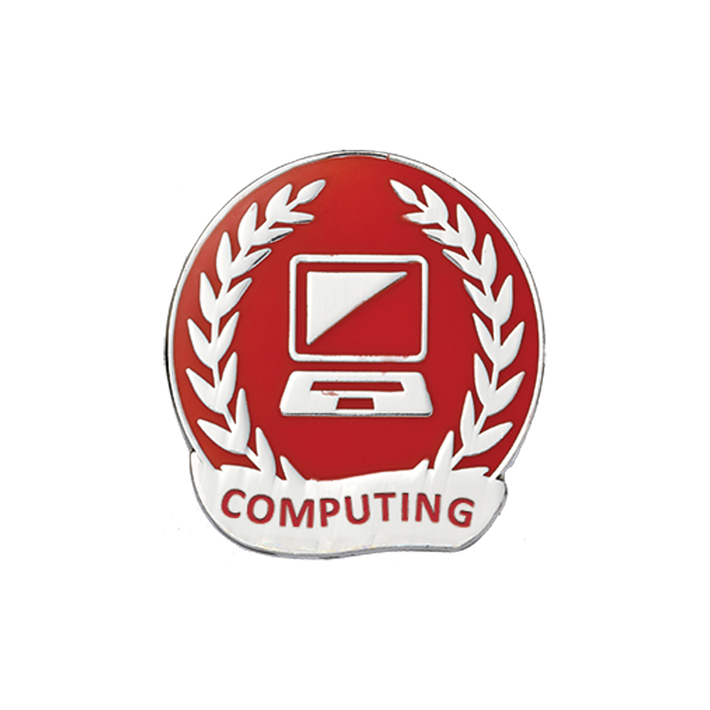 COMPUTING Enamel Badge (pack of 5)