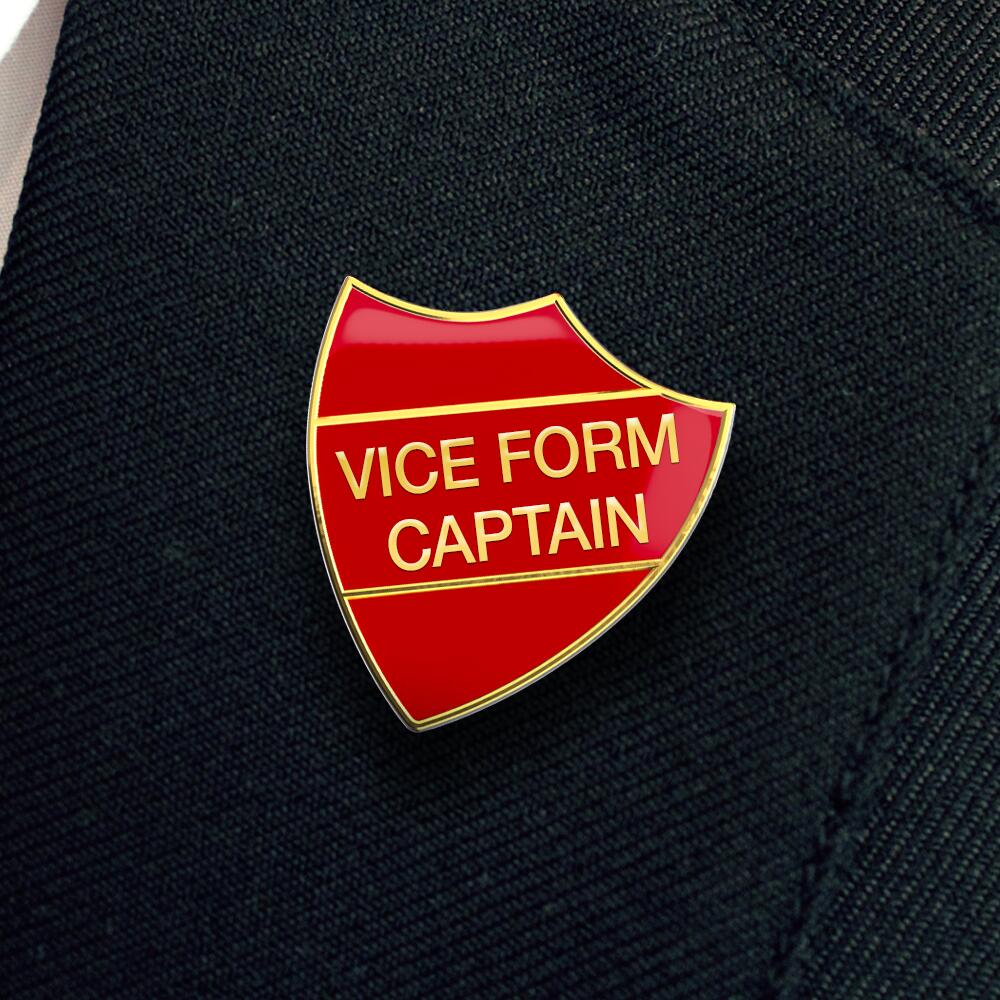 VICE FORM CAPTAIN shield badge (pack of 5) - Image 2