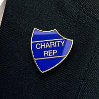 CHARITY REP shield badge (pack of 5)