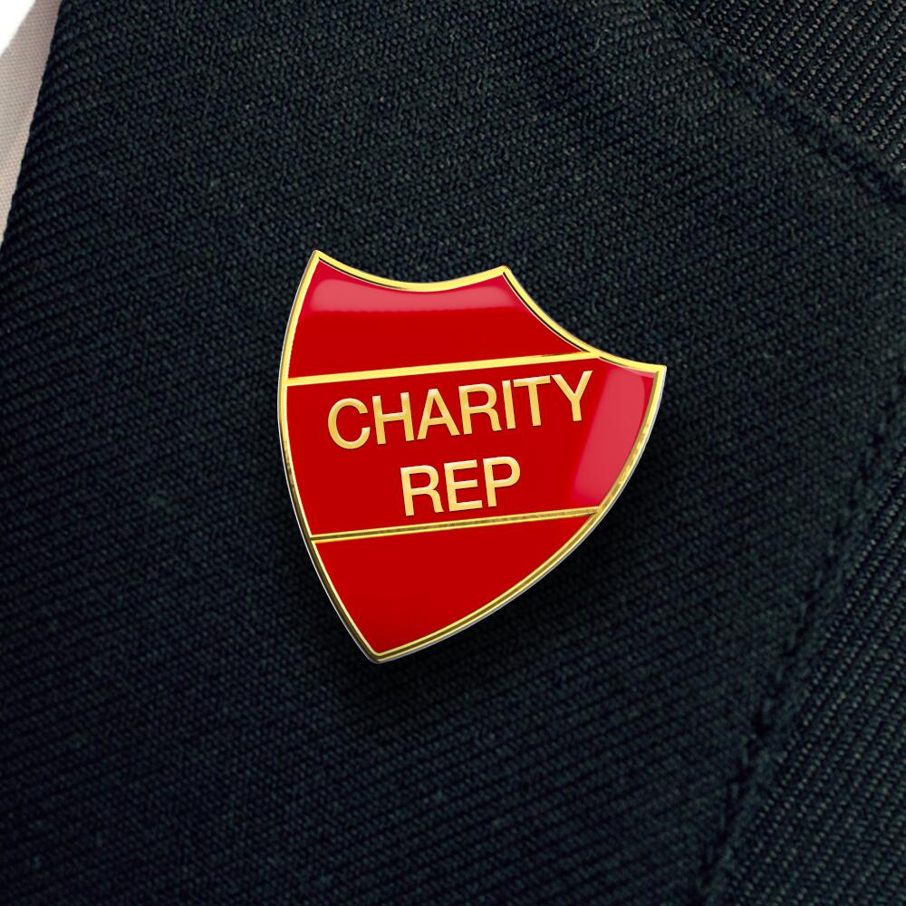 CHARITY REP shield badge (pack of 5) - Image 2