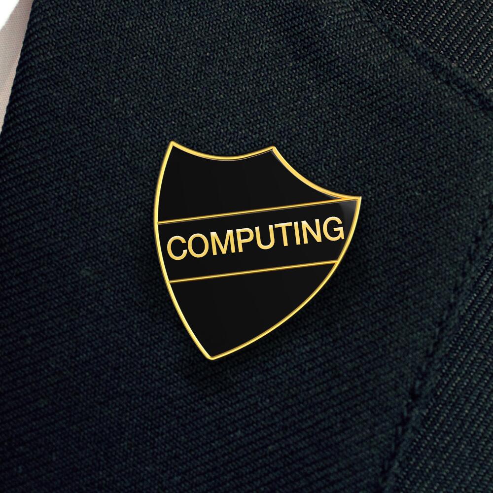 COMPUTING shield badge (pack of 5) - Image 5