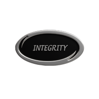 Integrity 'Values' enamel badge