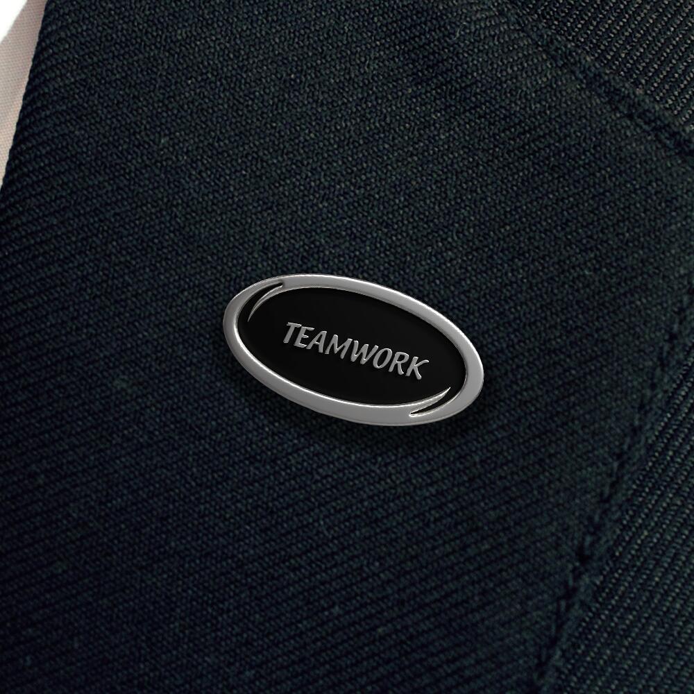 Teamwork 'Values' enamel badge - Image 2