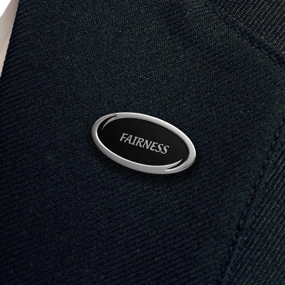 Fairness 'Values' enamel badge - Image 2