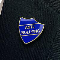 ANTI-BULLYING shield badge (pack of 5)