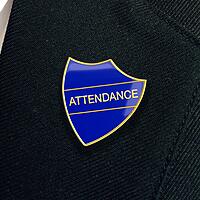ATTENDANCE shield badge (pack of 5)