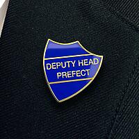 DEPUTY HEAD PREFECT shield badge (pack of 5)
