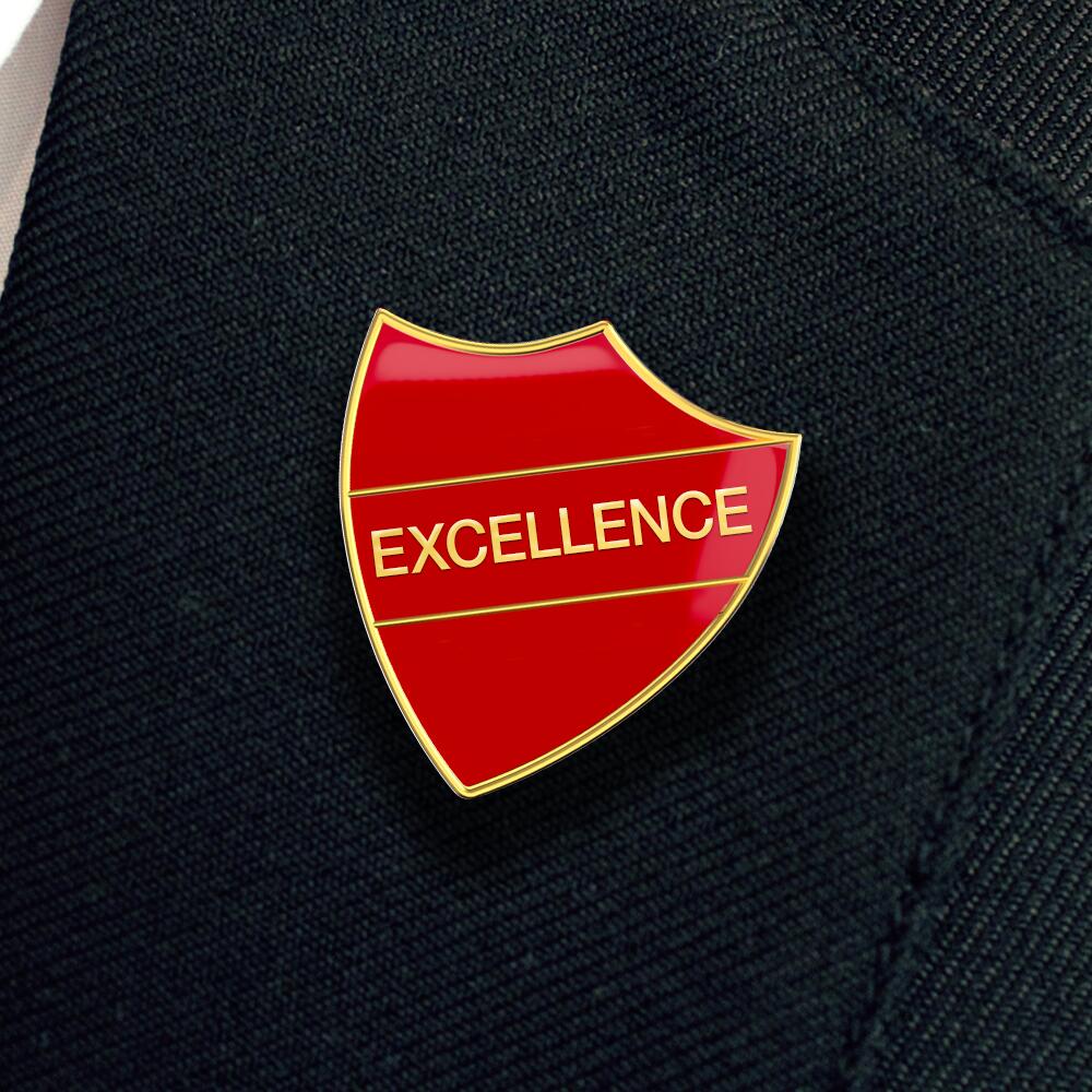 EXCELLENCE shield badge (Pack of 5) - Image 2