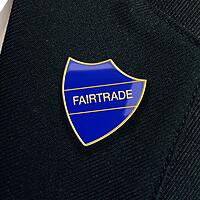 FAIR TRADE shield badge (Pack of 5)