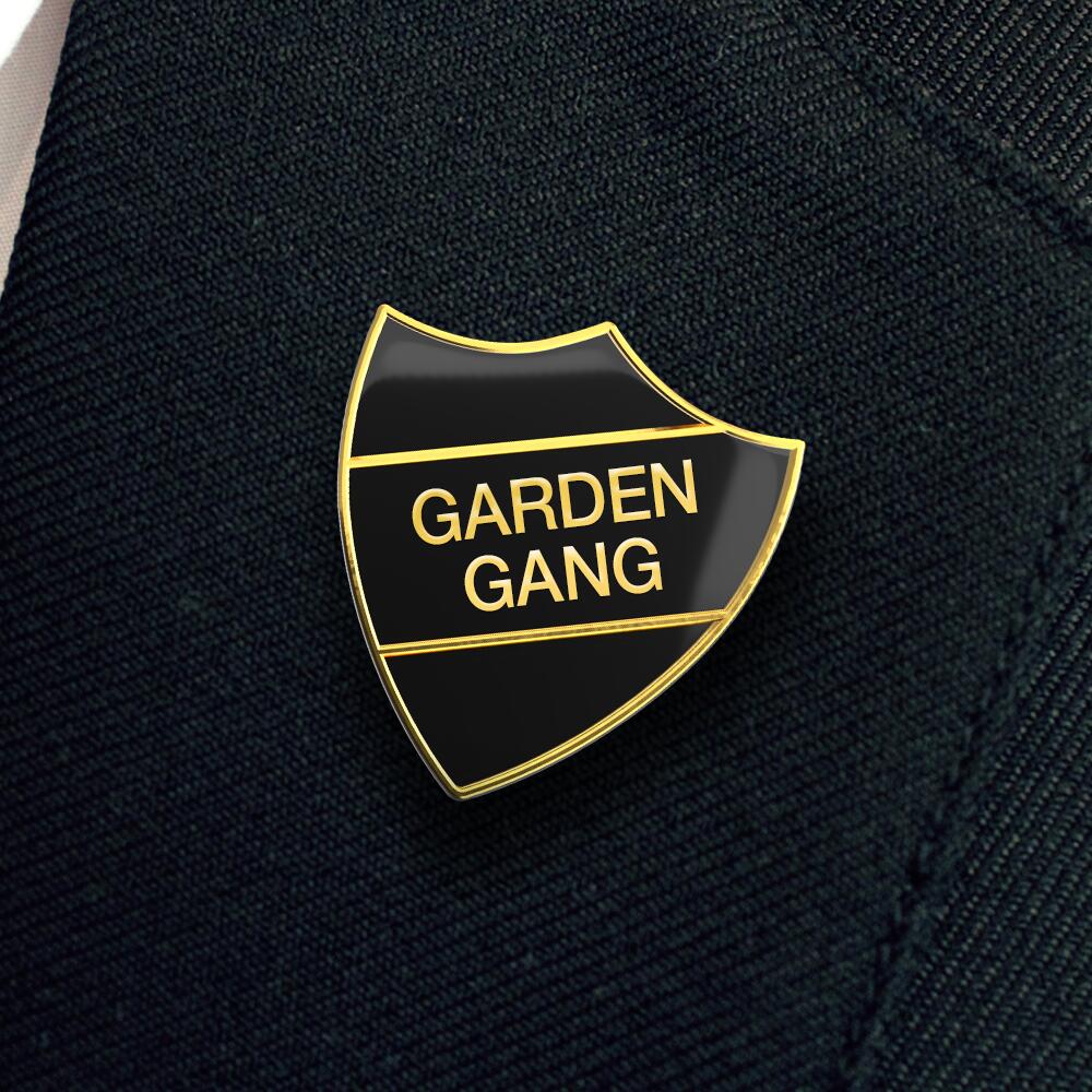 GARDEN GANG shield badge (pack of 5) - Image 2