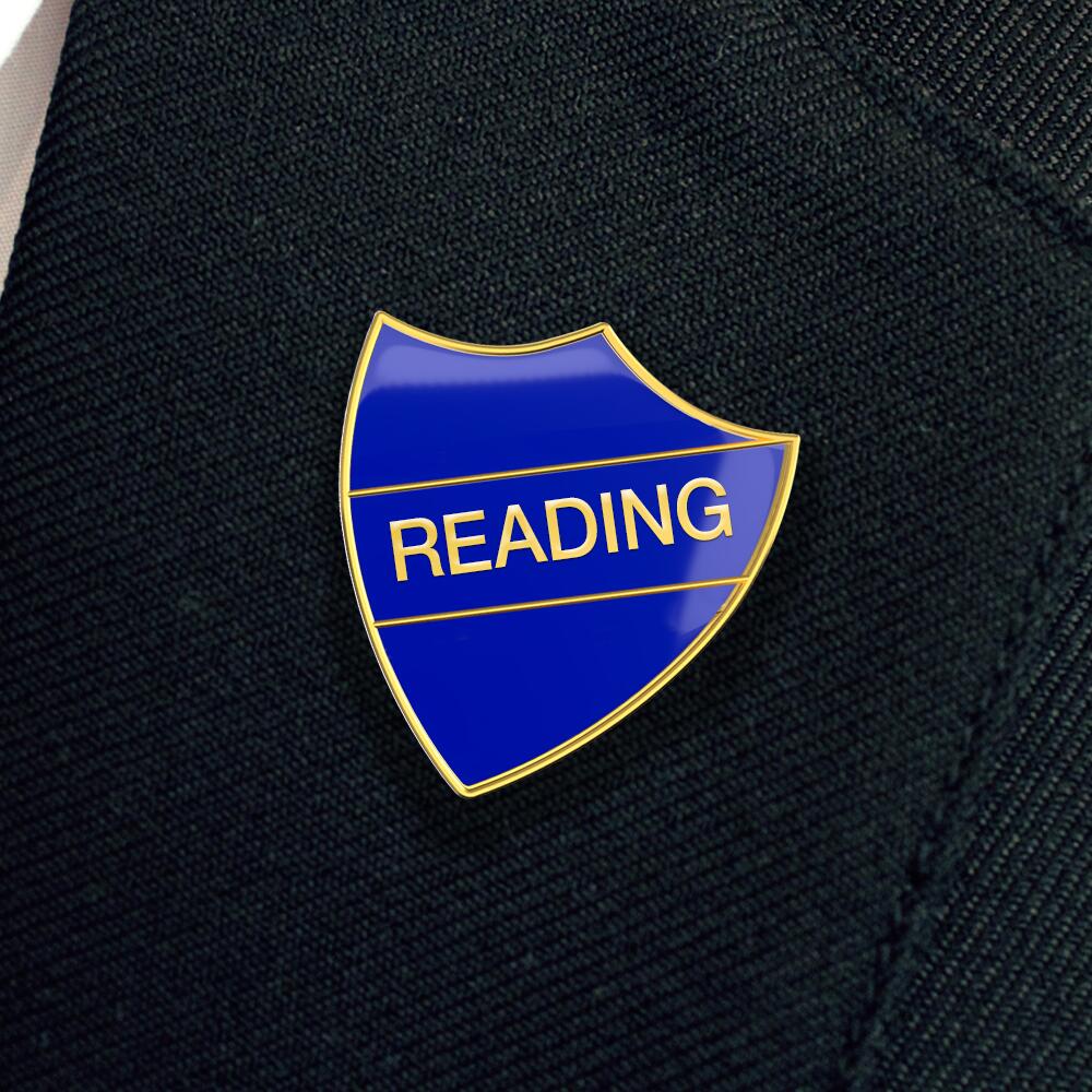 READING shield badge (pack of 5)