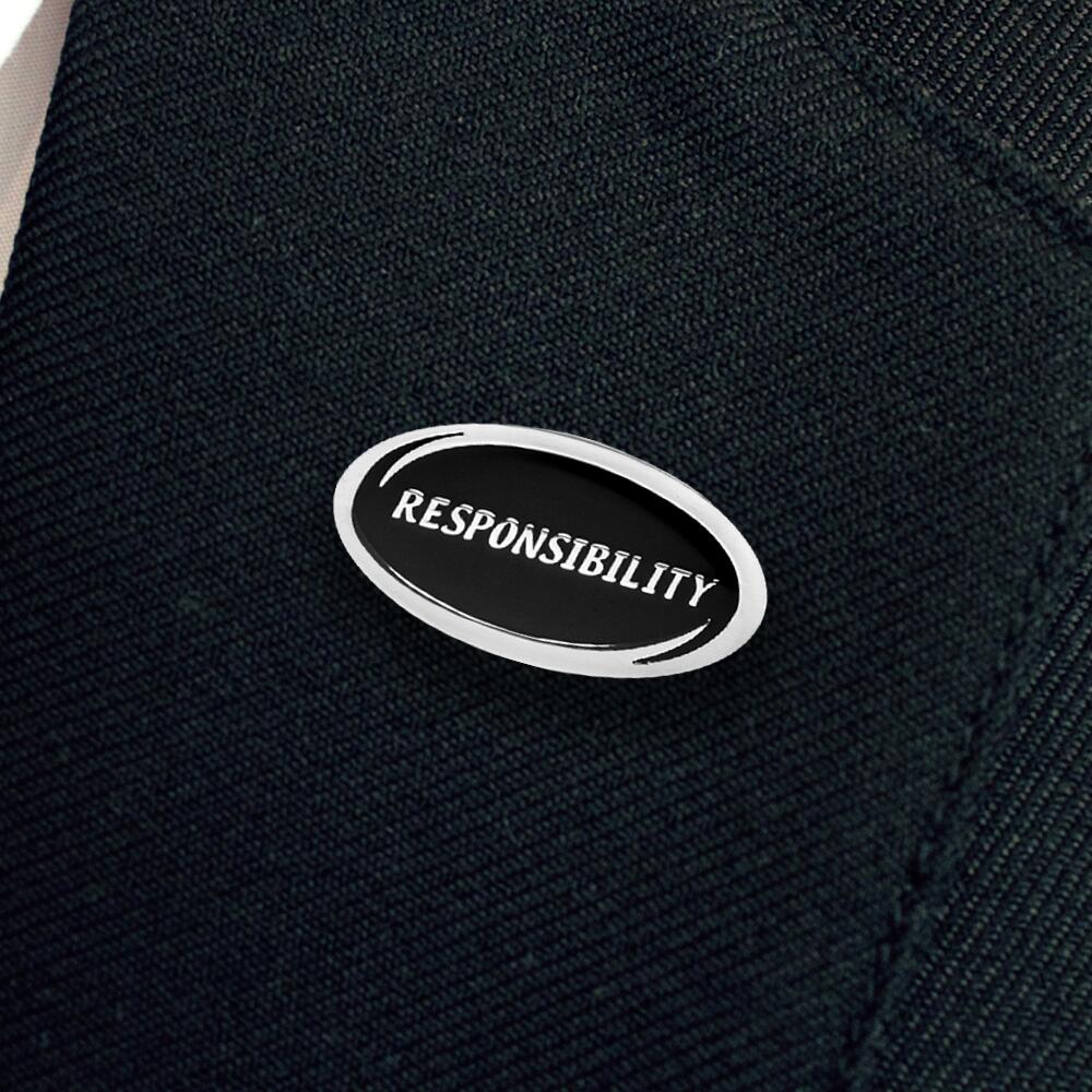Responsibility 'Values' enamel badge - Image 2