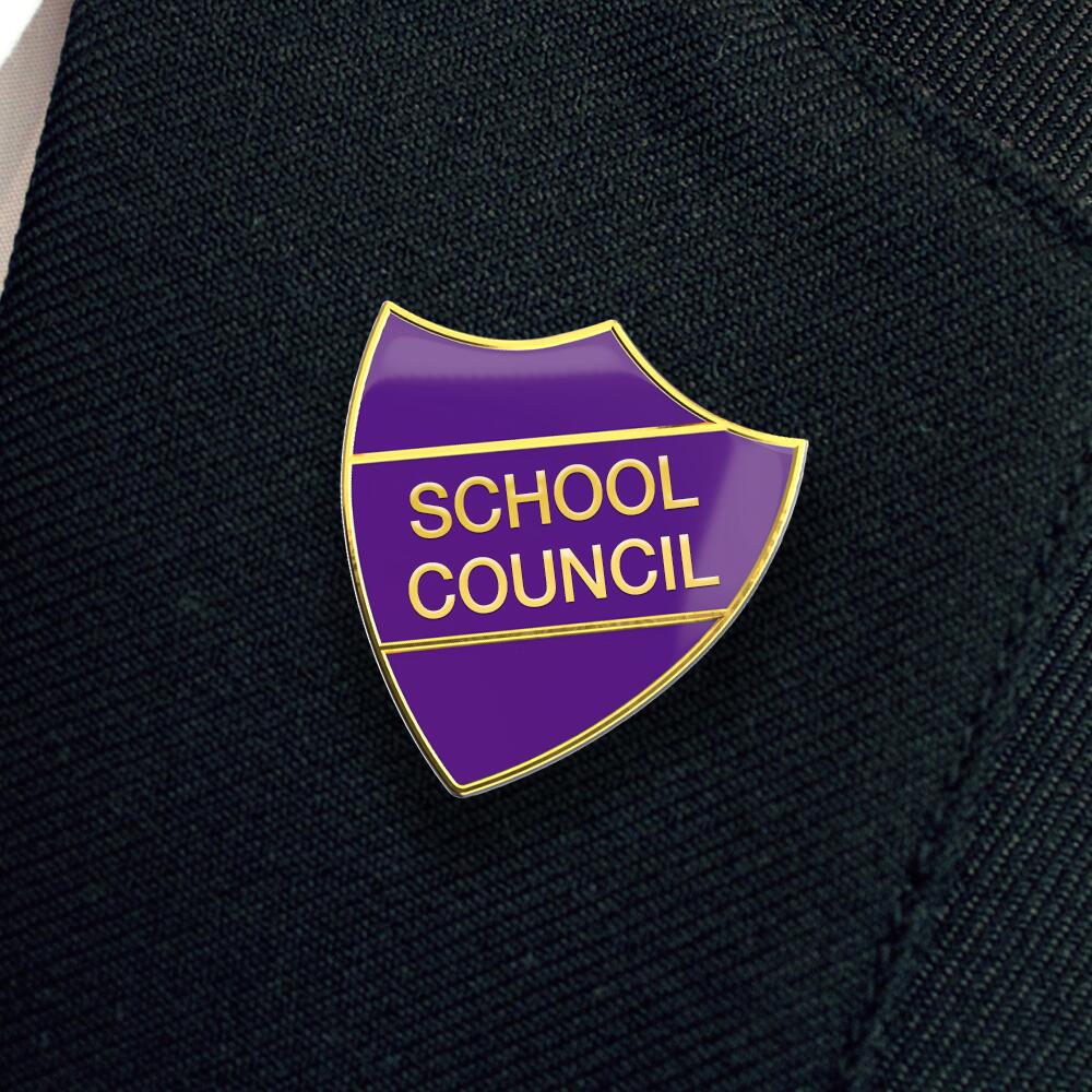 SCHOOL COUNCIL shield badge (Pack of 5) - Image 6