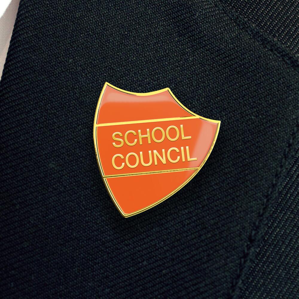 SCHOOL COUNCIL shield badge (Pack of 5) - Image 7