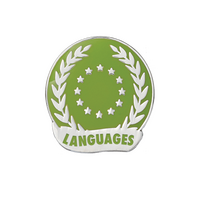 Languages Enamel badges (pack of 5)