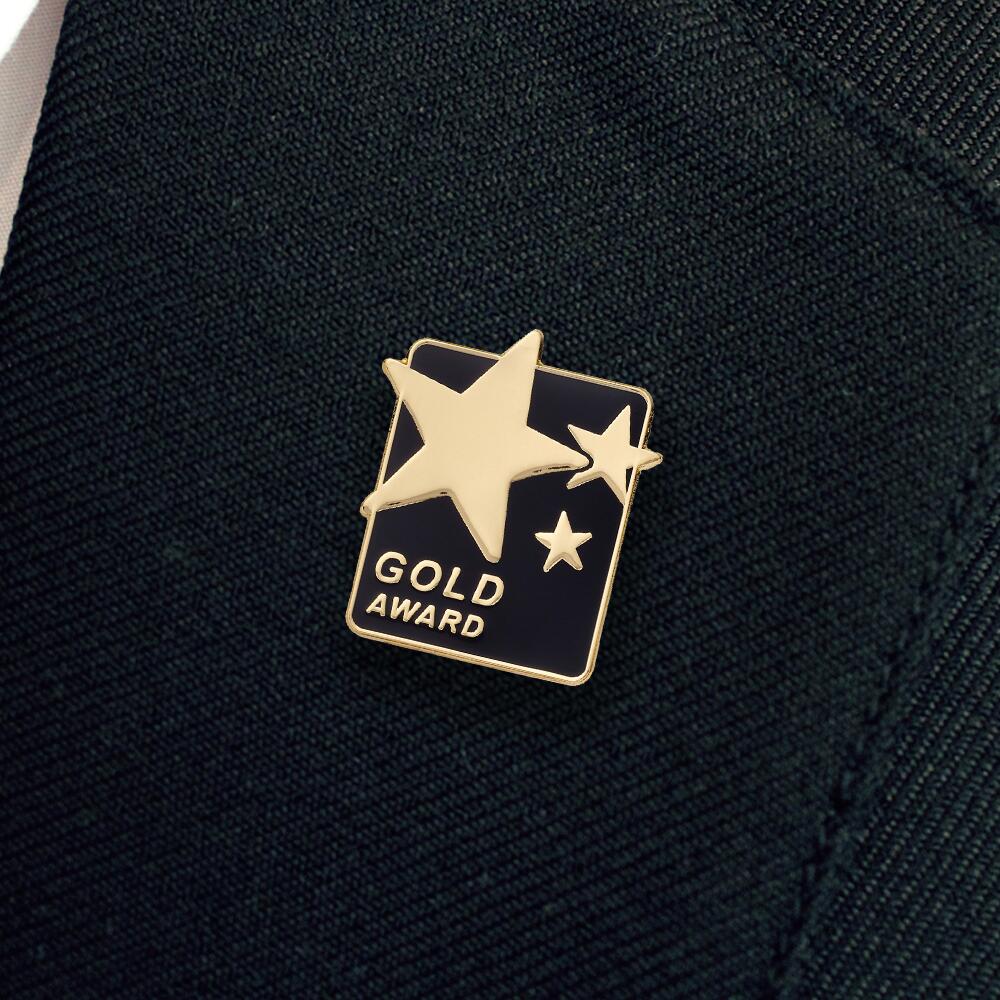 GOLD AWARD badge (pack of 5) - Image 2