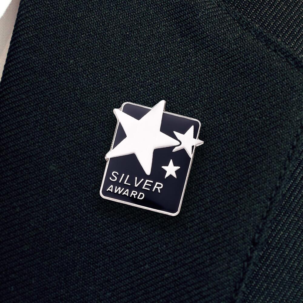 SILVER AWARD badge (pack of 5) - Image 2