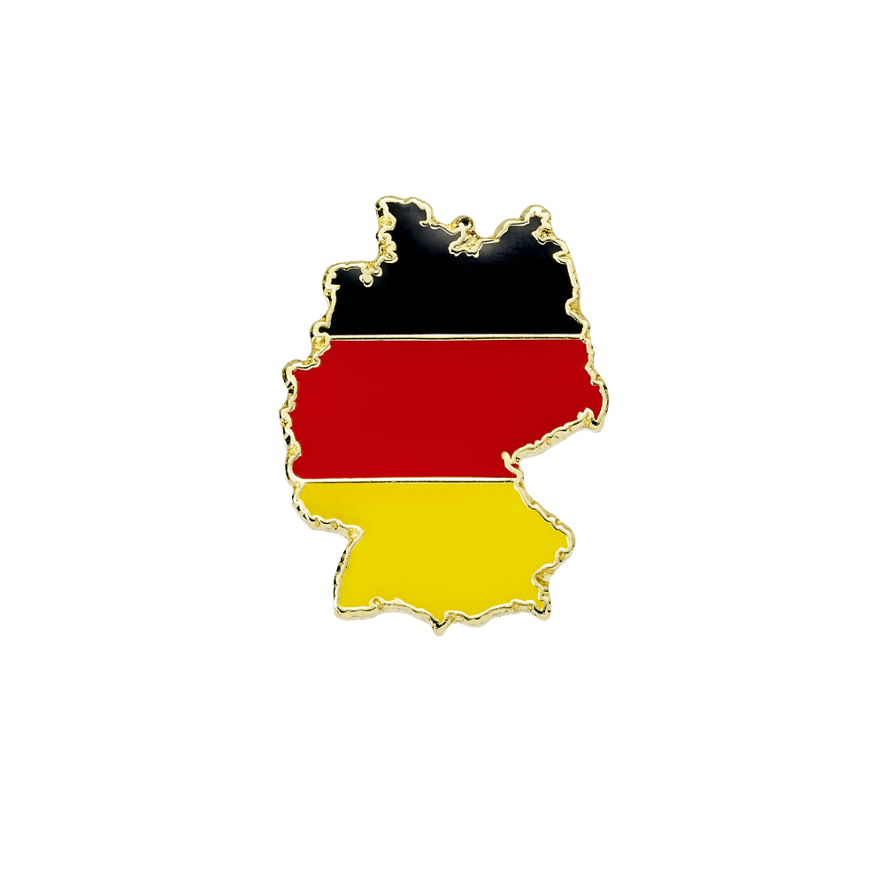 German shaped Enamel Badges