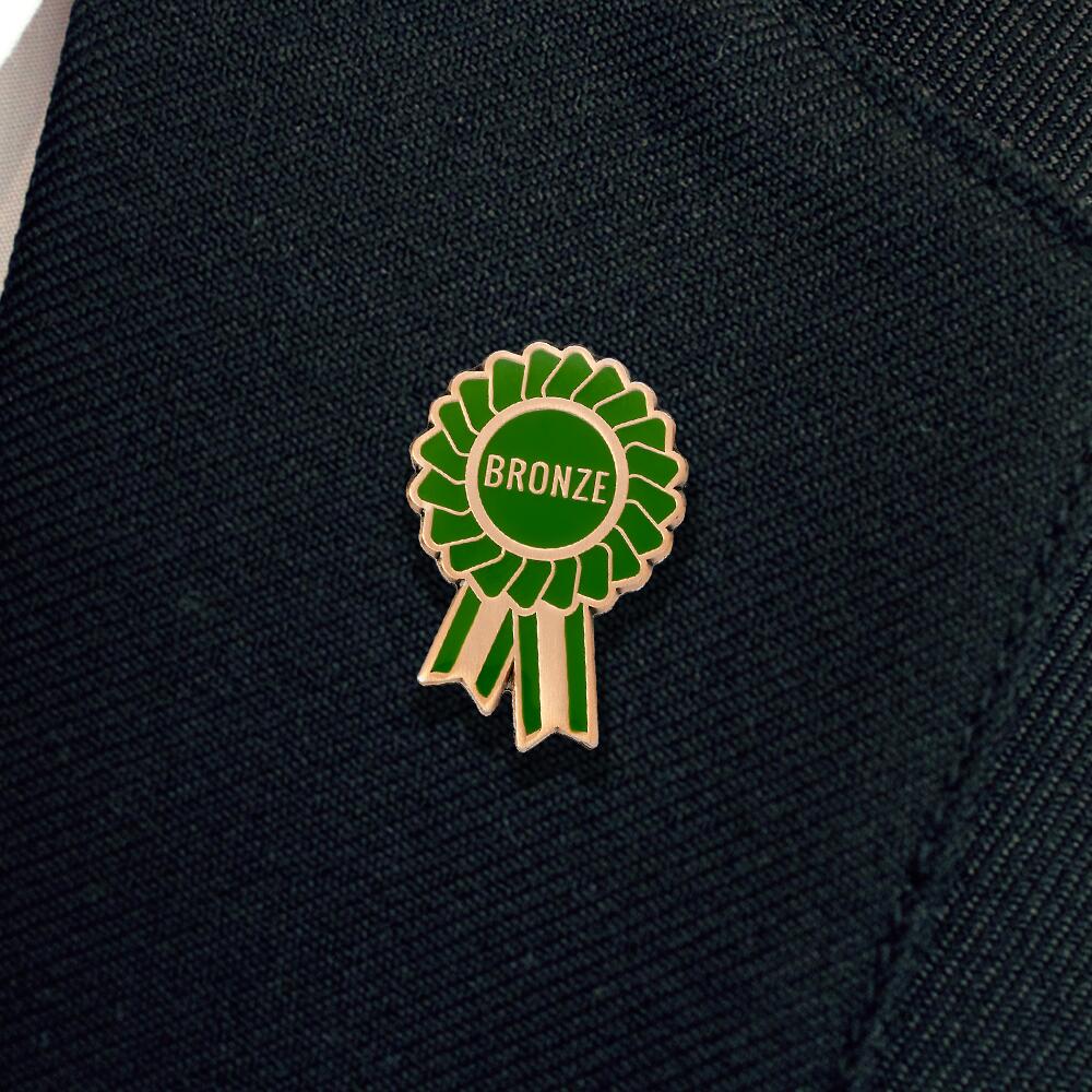 Bronze Rosette Enamel badges - Image 2