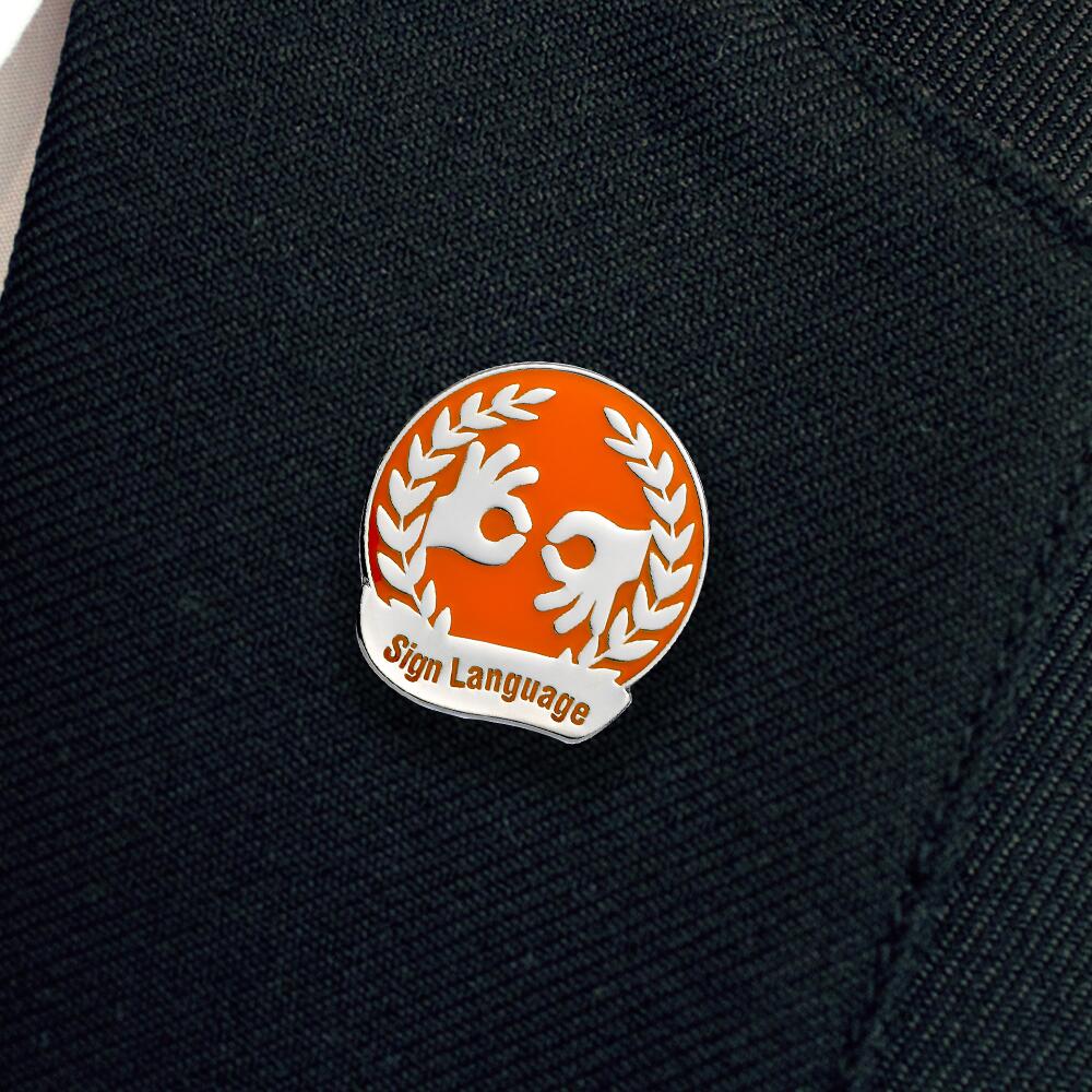 Sign Language Enamel Badges - Image 2
