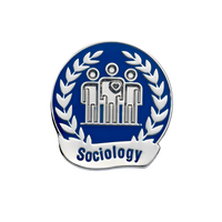 Sociology Enamel Badges