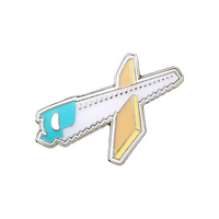 D.T (saw) Enamel Badges