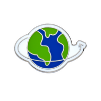 Economics (globe) Enamel Badges