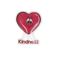 Kindness Shaped Enamel Badges
