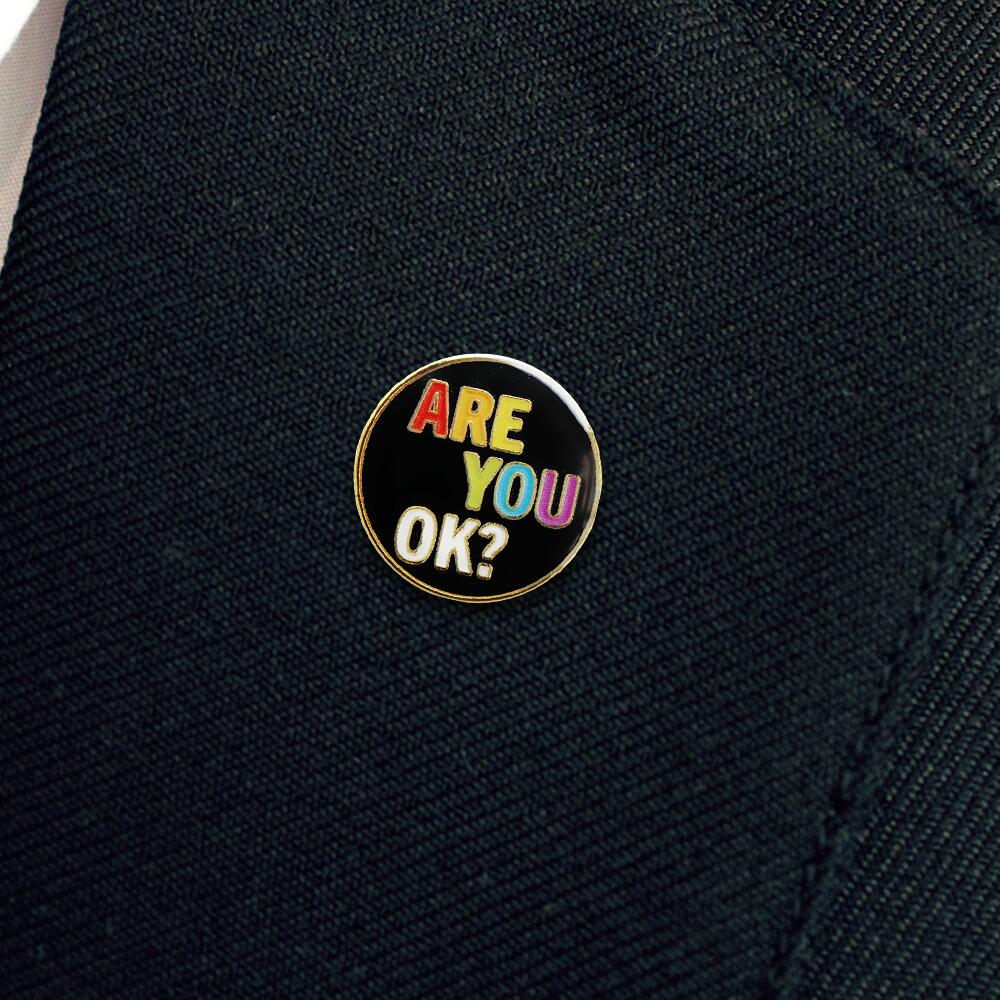 Are You OK? Enamel Badge (Pack of 5) - Image 2