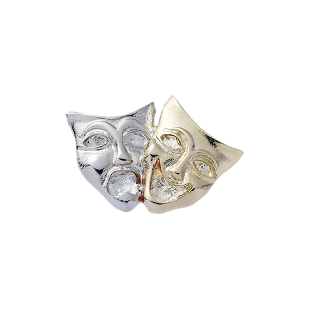 Drama Enamel Badge (pack of 5)