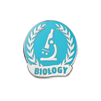 Biology Enamel badges (pack of 5)