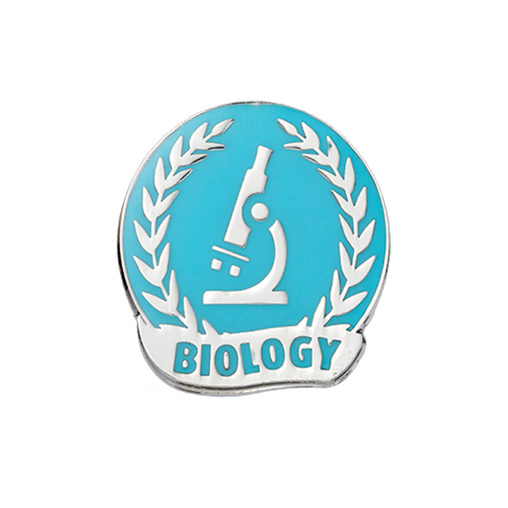 Biology Enamel badges (pack of 5)