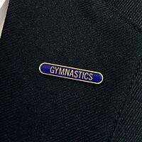 GYMNASTICS bar badge (pack of 5)