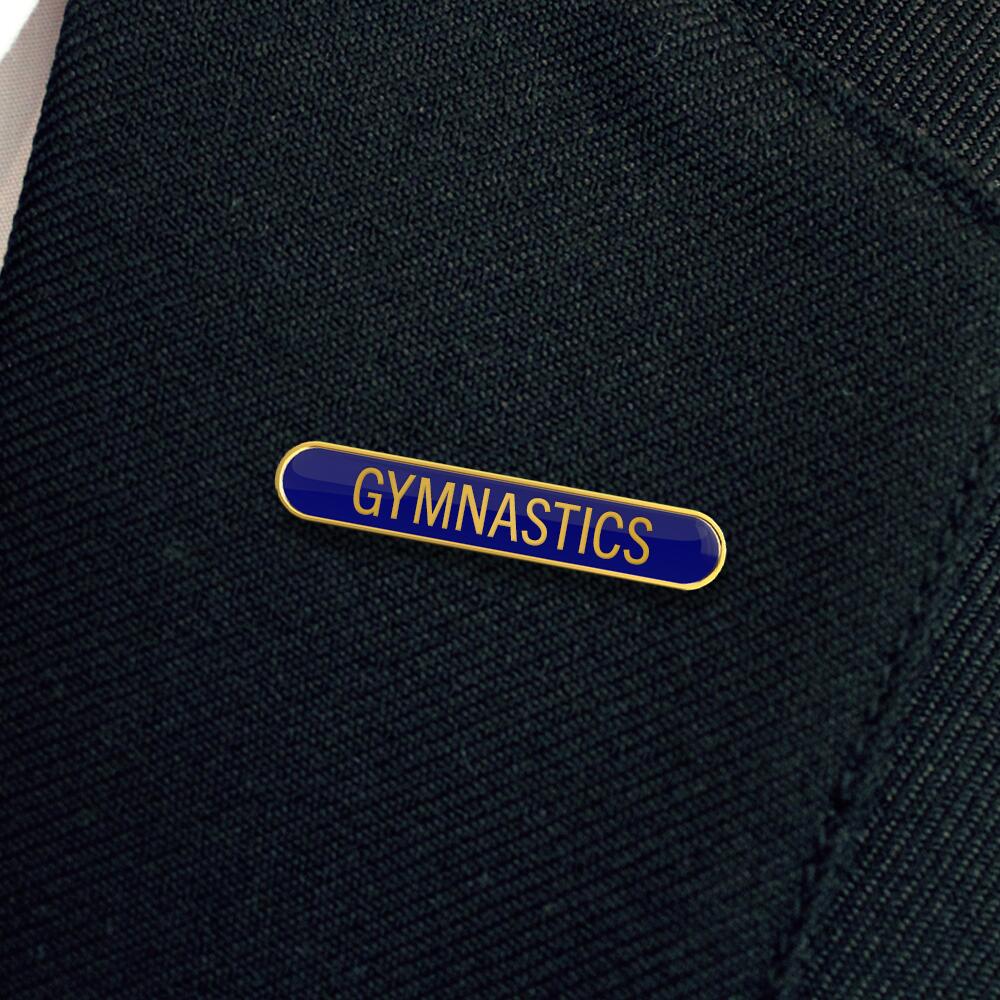 GYMNASTICS bar badge (pack of 5)