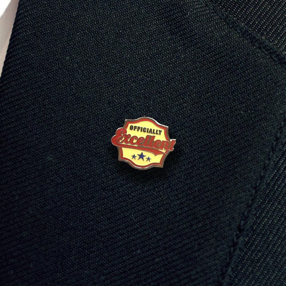 Officially Excellent retro badge (pack of 5) - Image 2