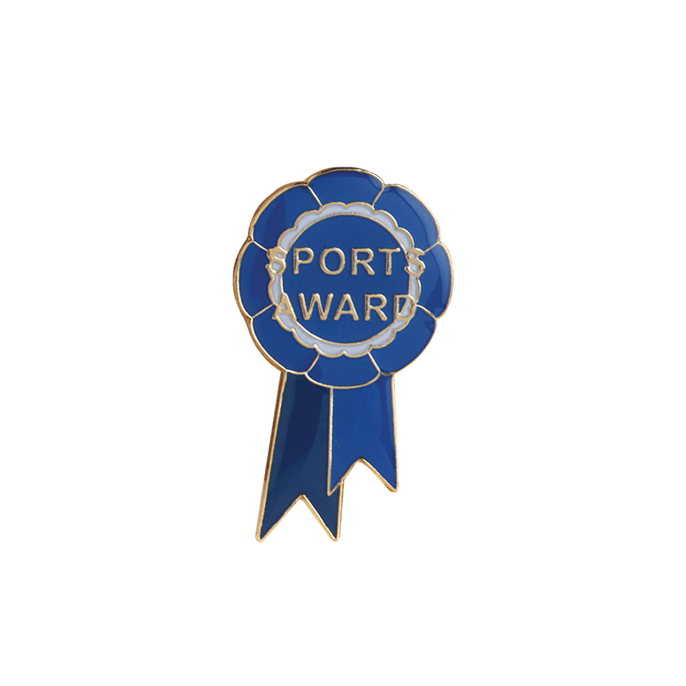 Sports Award Rosette Enamel Badge (Pack of 5)